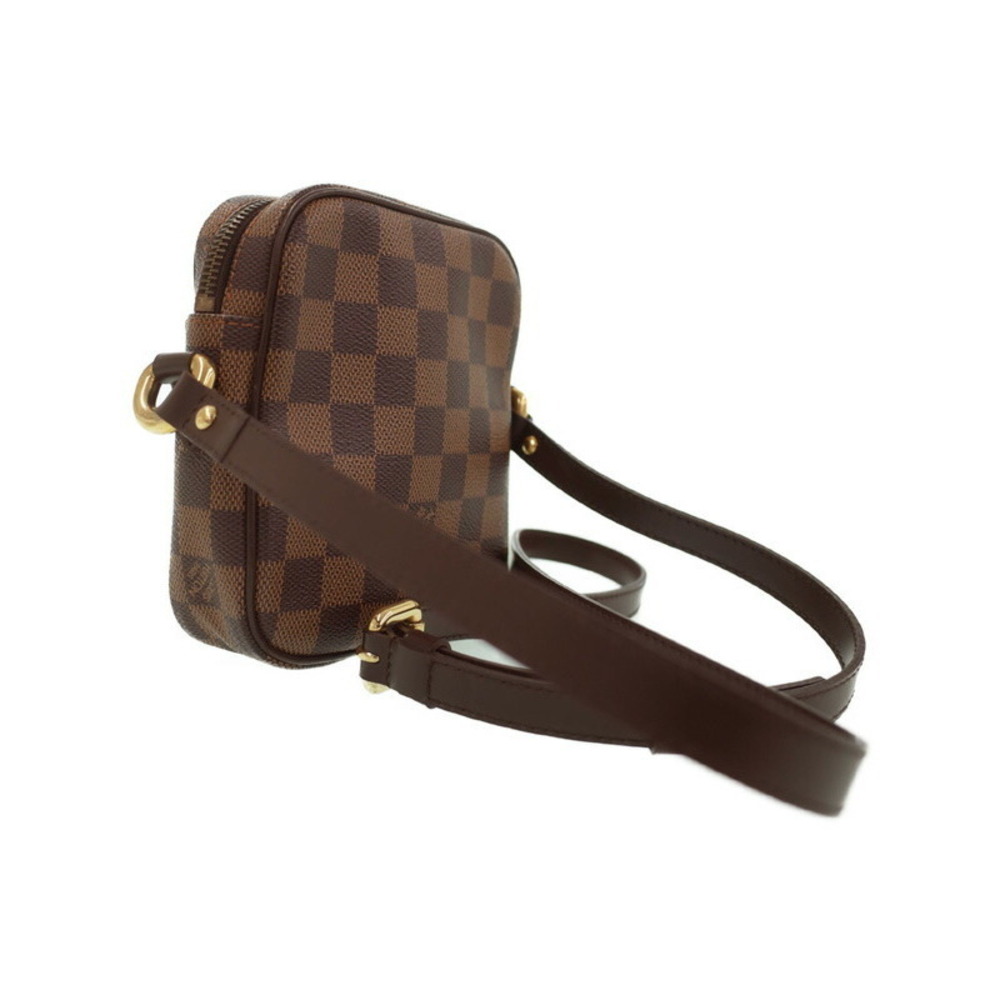 Louis Vuitton Shoulder Ebene Brown Rift Bag Damier